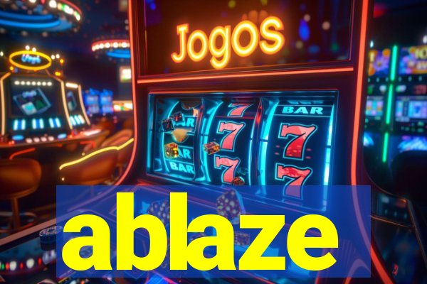 ablaze